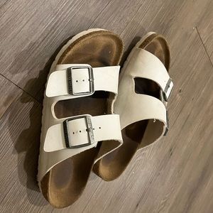 white Birkenstocks